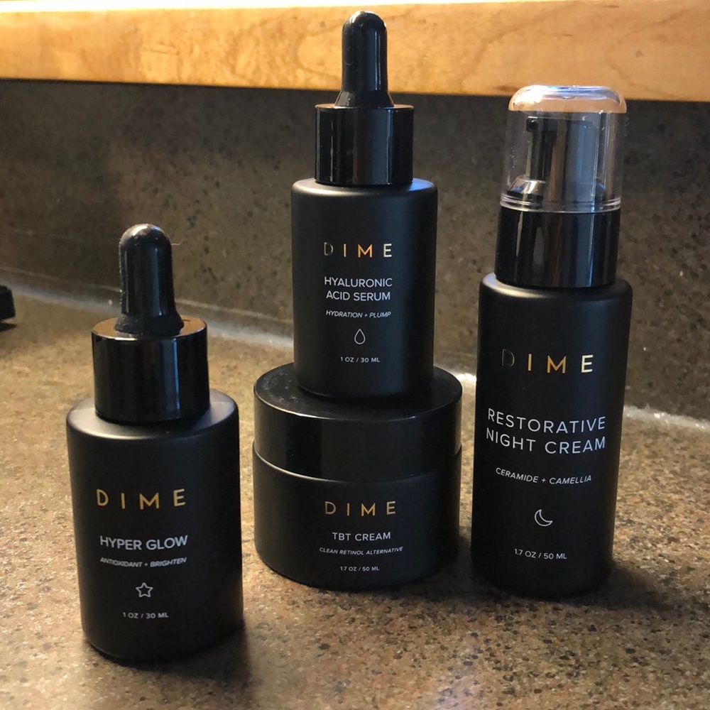 DIME beauty face products